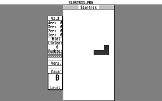 Slartris atari screenshot